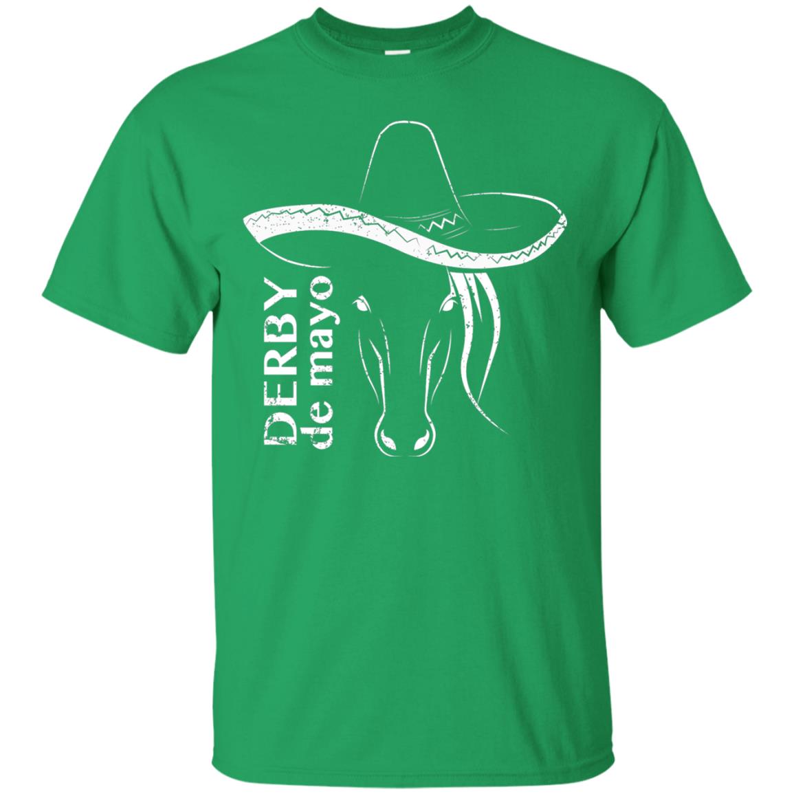 Derby De Mayo Sombrero Horse Race Shirt Irish Green