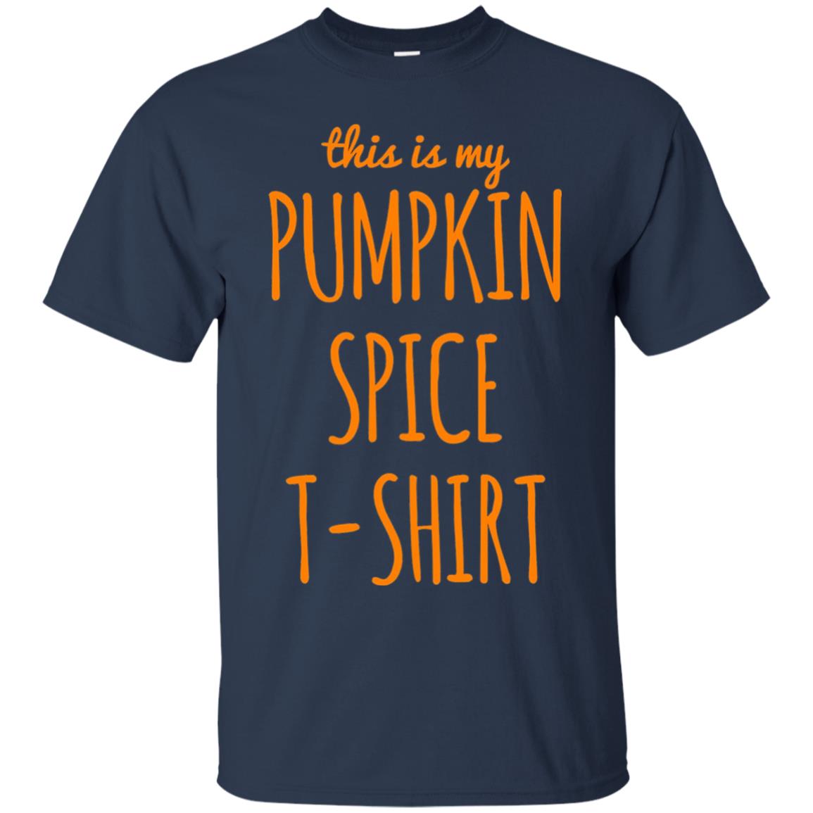 This Is My Pumpkin Spice T-shirt Navy