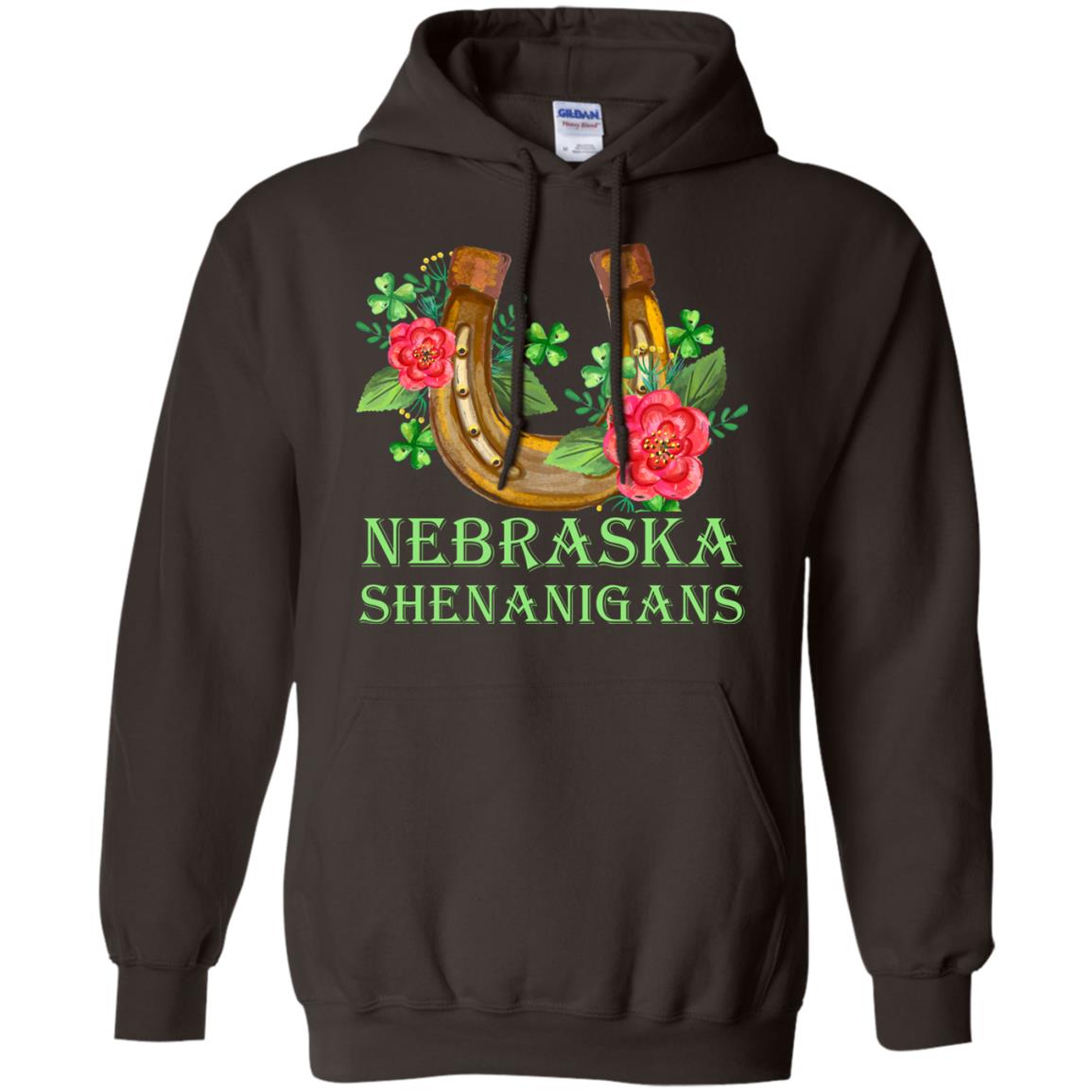 Horse Lover T-shirt Nebraska Shenanigans Dark Chocolate
