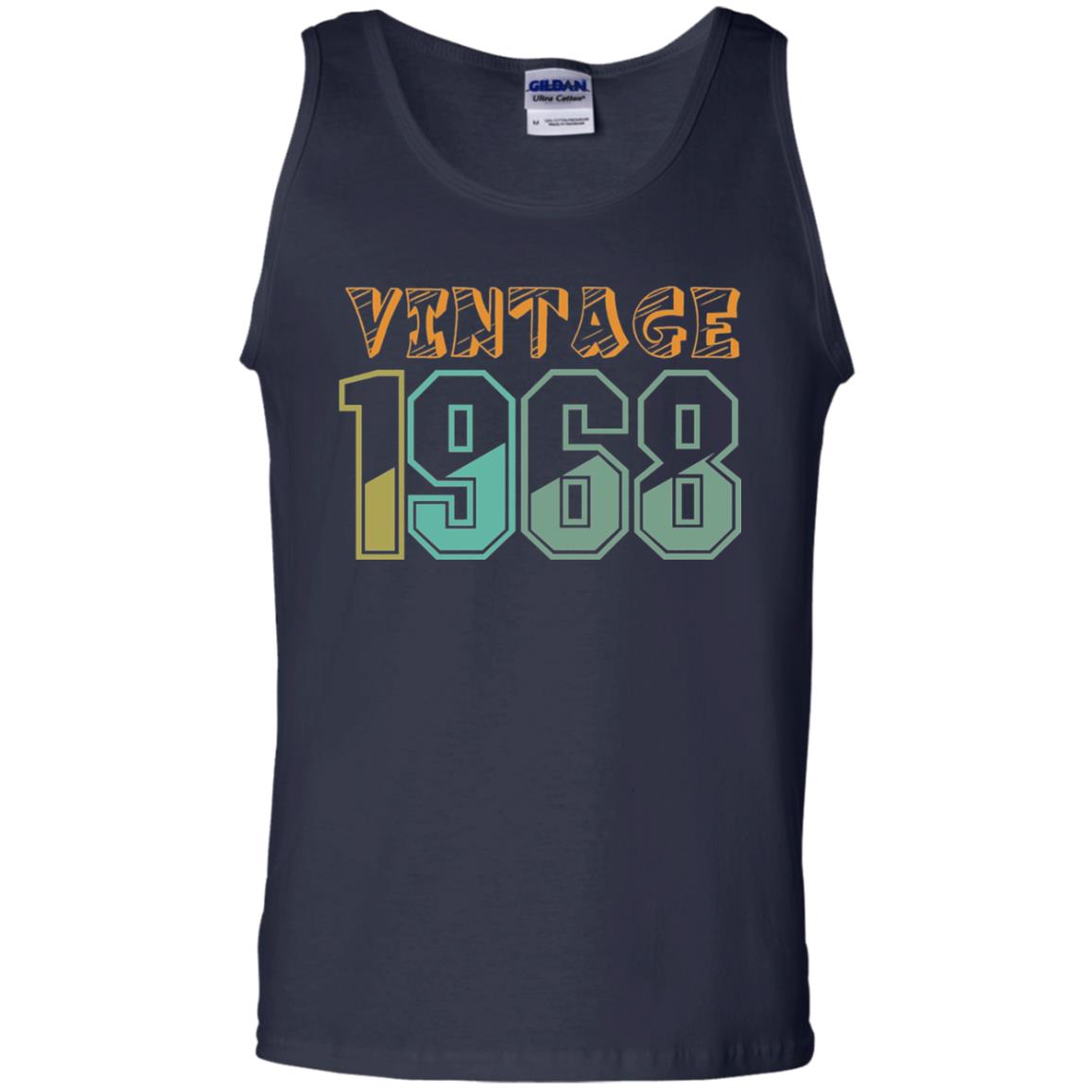 Vintage 1968 50th Birthday T-shirt Navy