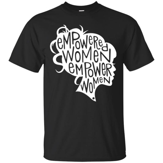 Feminist T-shirt Empowered Women Empower Woman Black