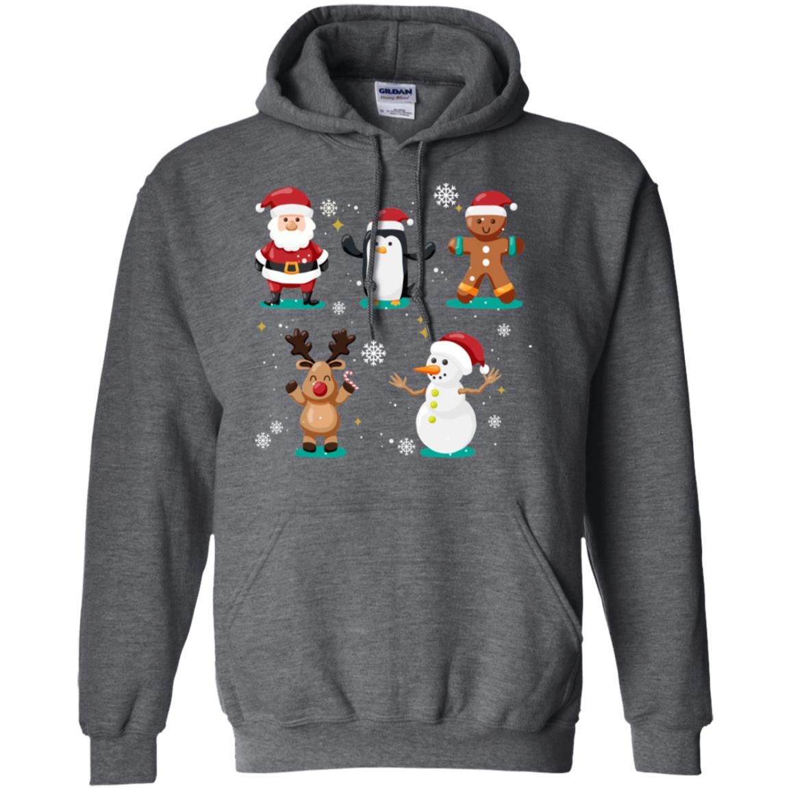 Christmas Character Ideas Gift Shirt Dark Heather