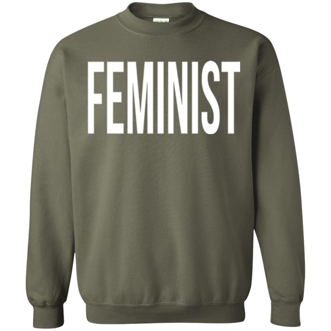 Feminist T-shirt Military Green
