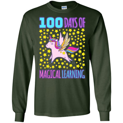 Children T-shirt Adorable 100th Day Of School Forest Green