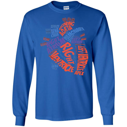 Anatomical Heart T-shirt Royal