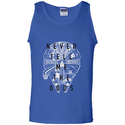 Film T-shirt Falcon Never Tell Me The Odds T-shirt Royal