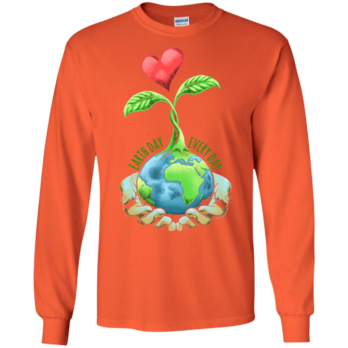 Earth Day Shirt Happy Earth Day 2018 Every Day Orange