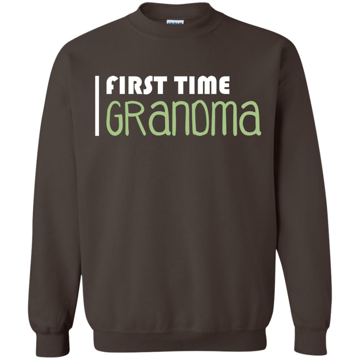 First Time Grandma Shirt Dark Chocolate