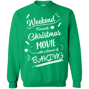 Christmas T-shirt Weekend Forecast Christmas Movie With A Chance Of Baking