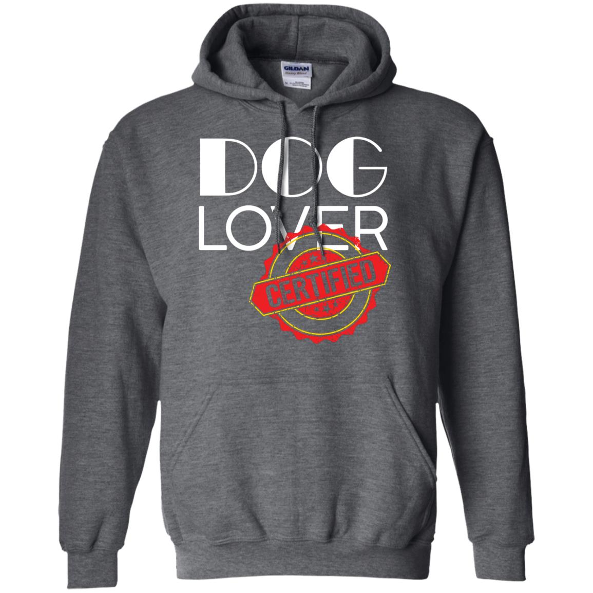Dog Lover T-shirt Certified Dark Heather