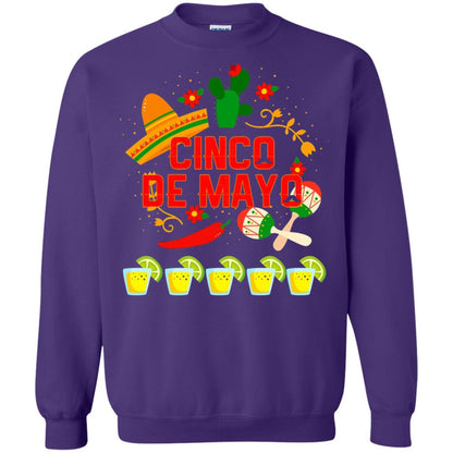 Fiesta Cinco De Mayo T-shirt Cinco De Mayo Purple
