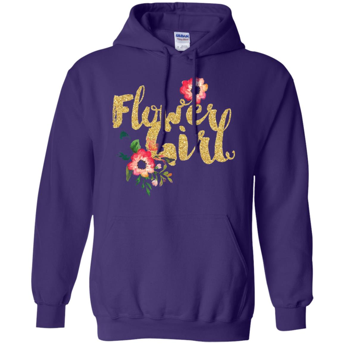 Flower Girl Bridesmaid Wedding Reception T-shirt Purple