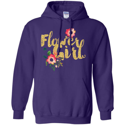 Flower Girl Bridesmaid Wedding Reception T-shirt Purple