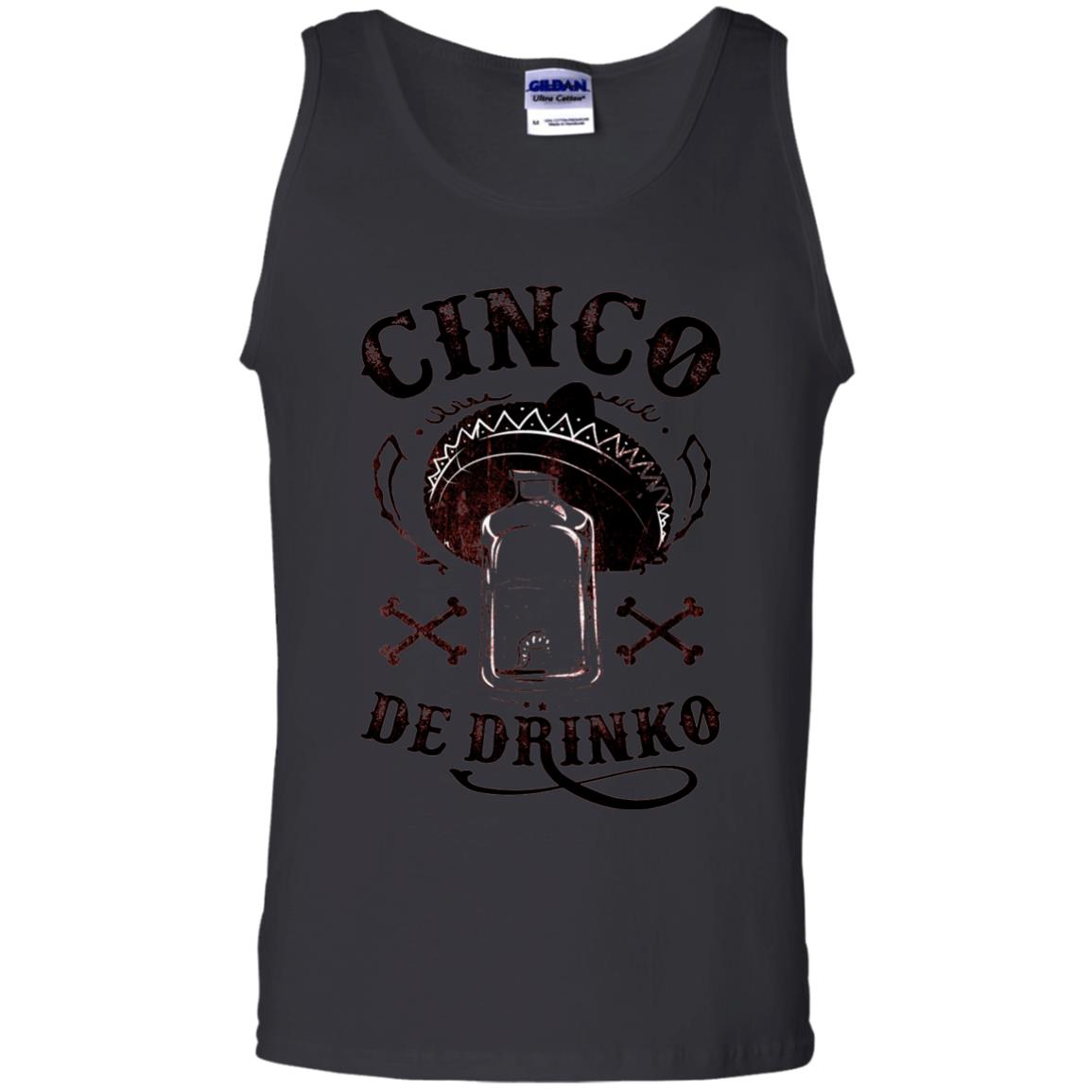 Badass Cinco De Drinko T-shirt Funny Cinco De Mayo Black