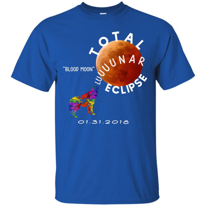 Best Total Lunar Eclipse Shirt 2018 Blood Moon T-shirt Royal