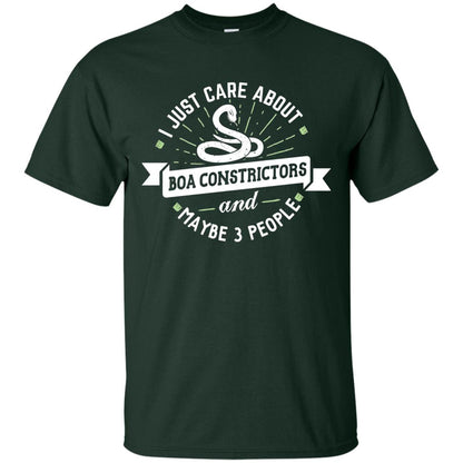 I Just Care About Boa Constrictors Boa Constrictors T-shirt Forest