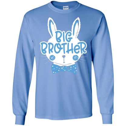 Easter Bunny Big Brother Blue Easter T-shirt Carolina Blue