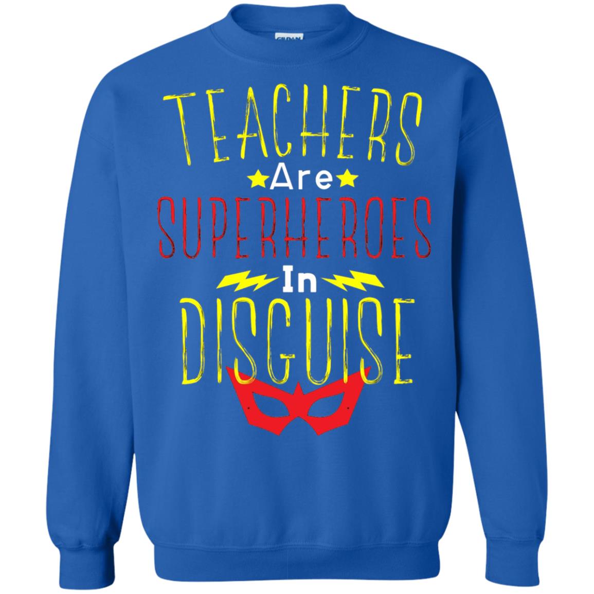 Teacher Super Hero In Disguise T-shirt Teacher Royal