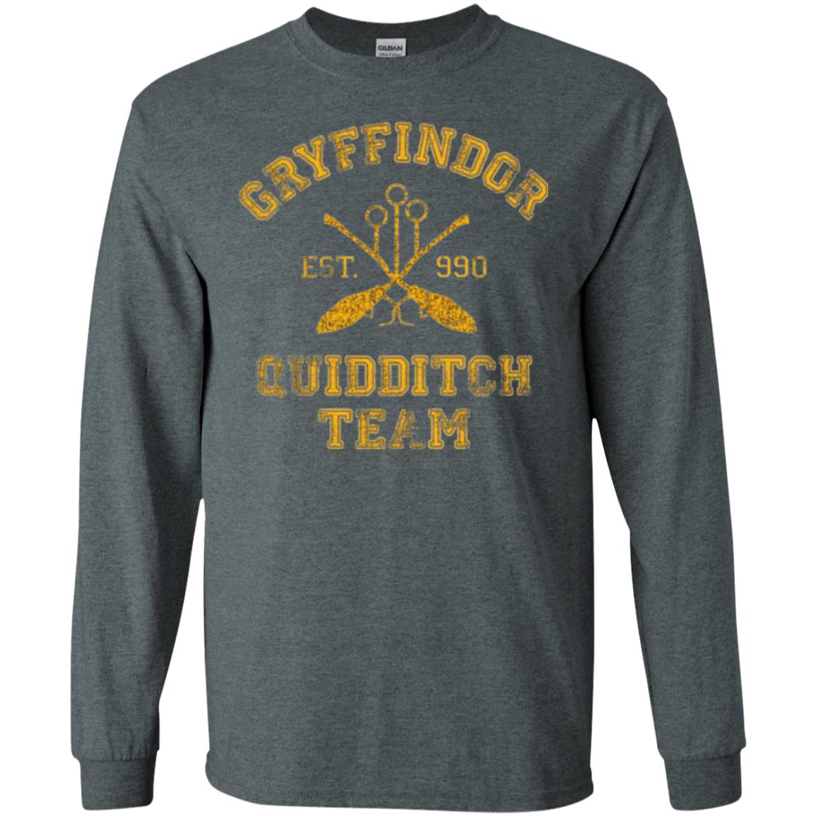 Gryffindor Quidditch Team T-shirt Dark Heather
