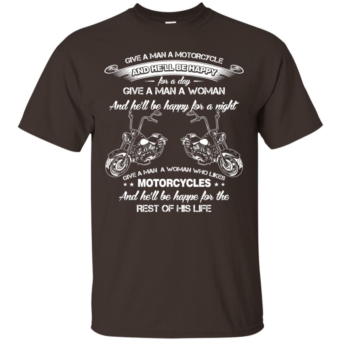 Give A Man A Motorcycle And He_ll Be Happy For A Day Dark Chocolate