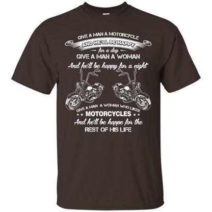 Give A Man A Motorcycle And He_ll Be Happy For A Day Dark Chocolate