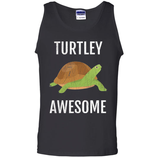 Turtle T-shirt Turtley Awesome Black