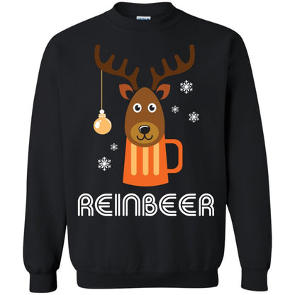 Christmas T-shirt Reinbeer Black