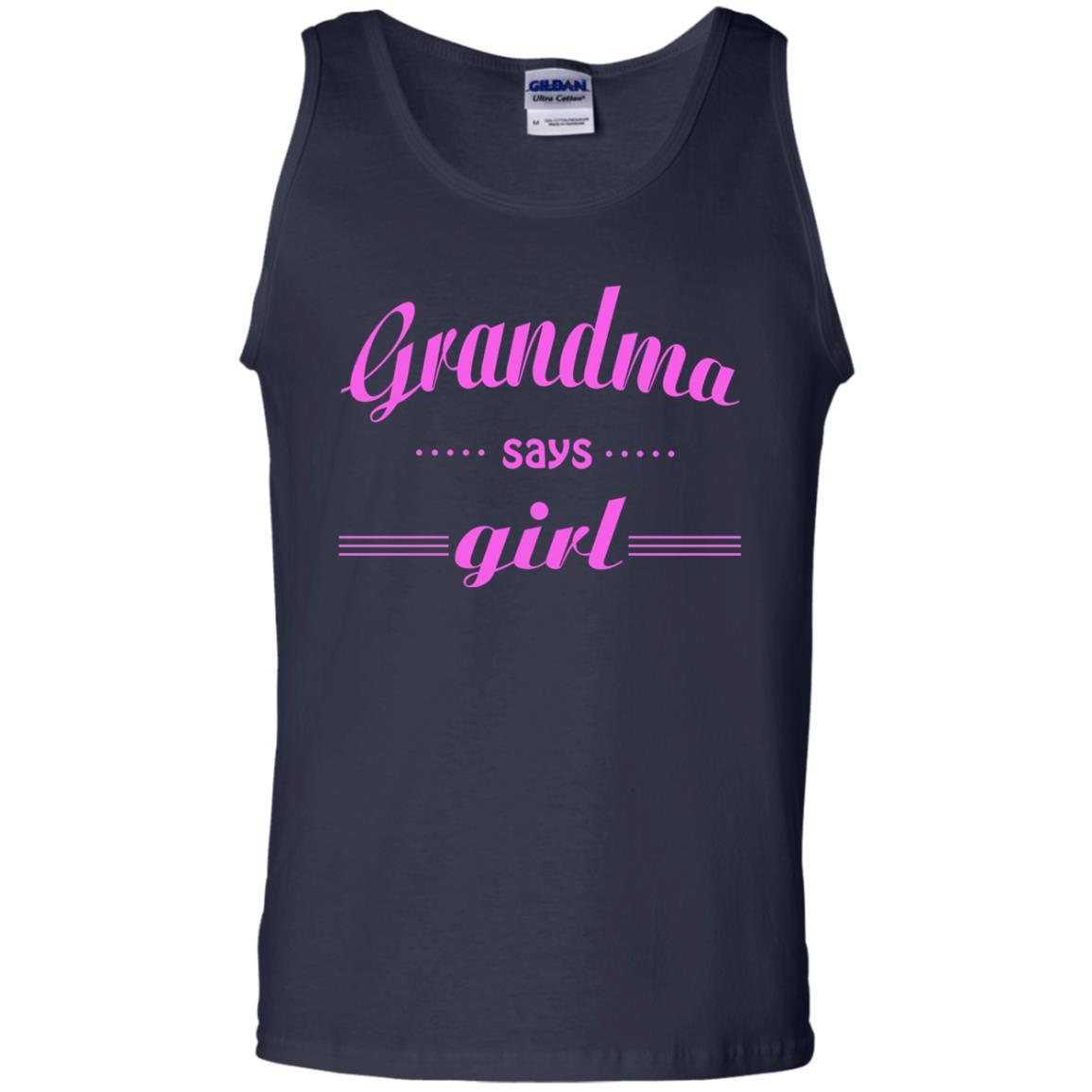 Grandma Say Girl Shirt Navy
