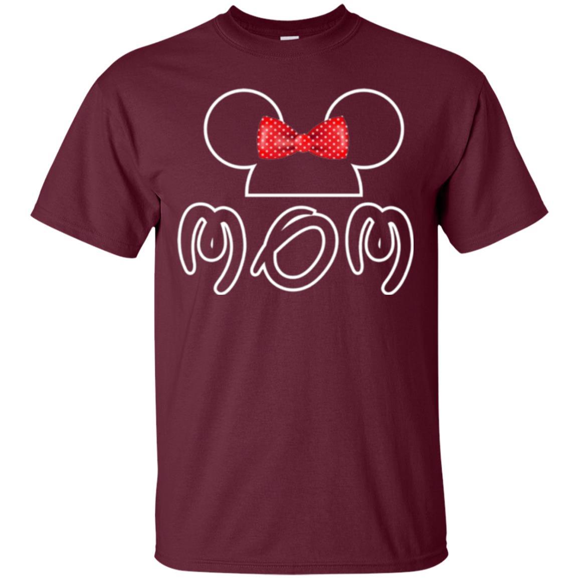Minnie Mom T-shirt Maroon
