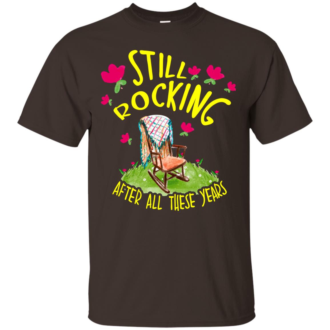 Still Rocking After All These Years T-shirt Dark Chocolate