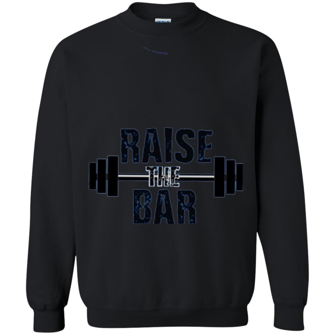 Workout Gym T-shirtraise The Bar Black