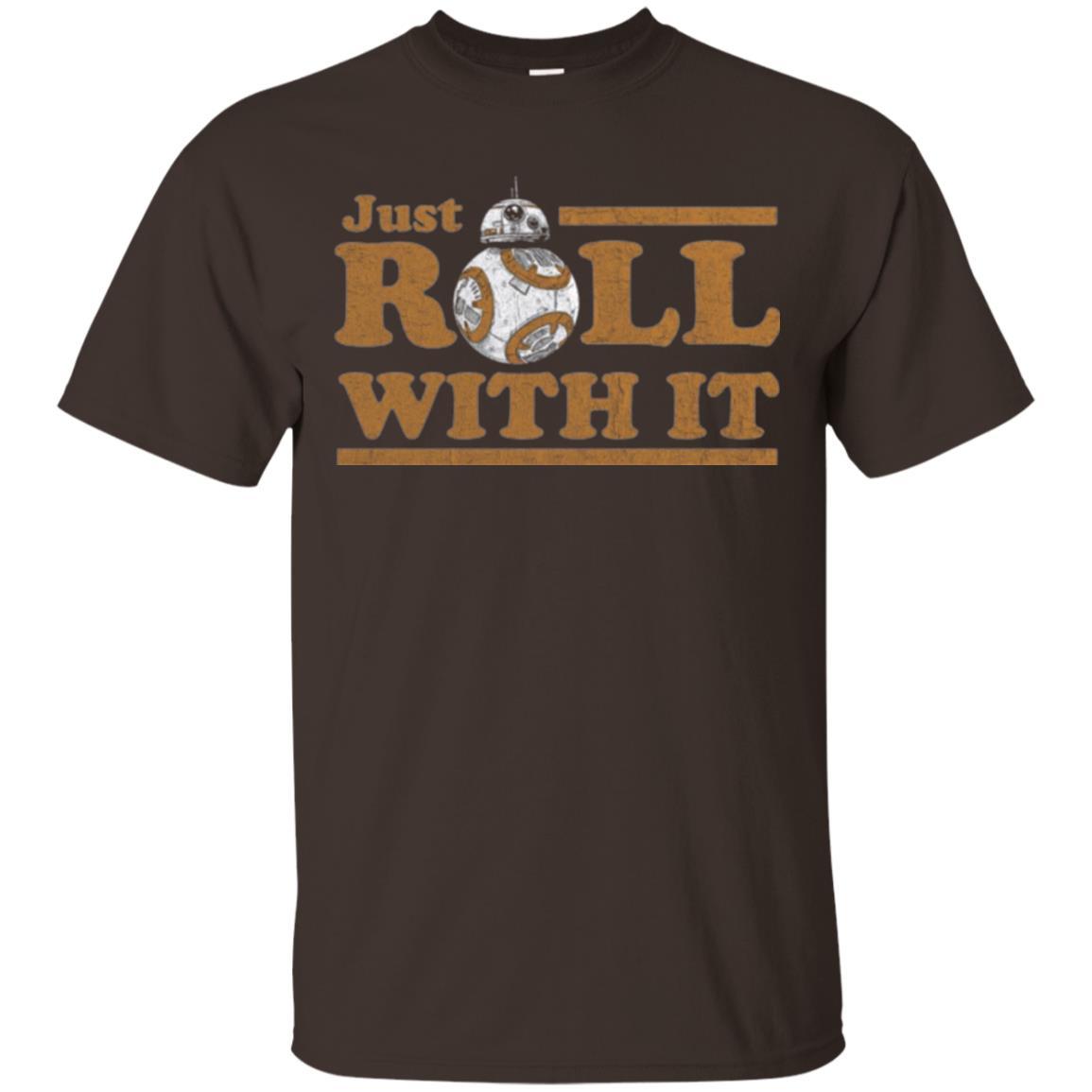 Movie T-Shirt Just Roll With You Dark Chocolate