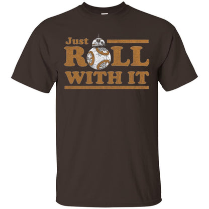 Movie T-Shirt Just Roll With You Dark Chocolate