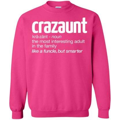 Aunt T-shirt The Most Interesting Adult In The Family Like A Funcle But Smarter Heliconia