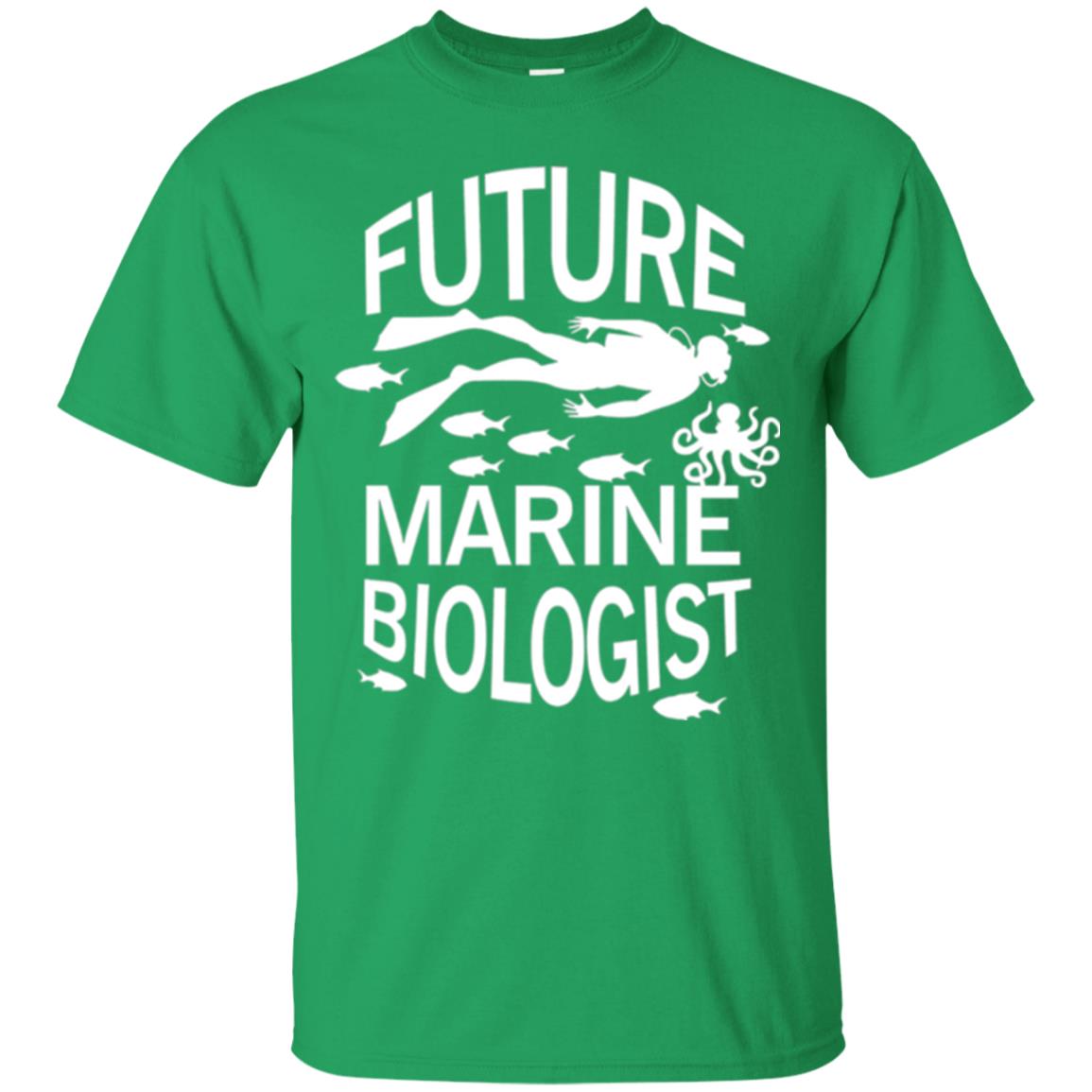 Cute Marine Biologist T-shirt Irish Green