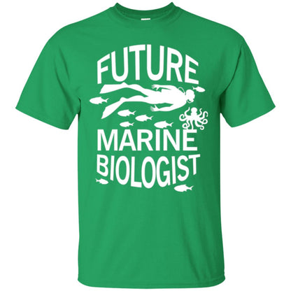 Cute Marine Biologist T-shirt Irish Green