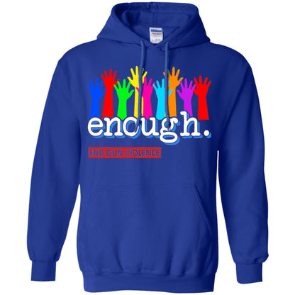 End Gun Violence Enough Gun Control T-shirt Royal
