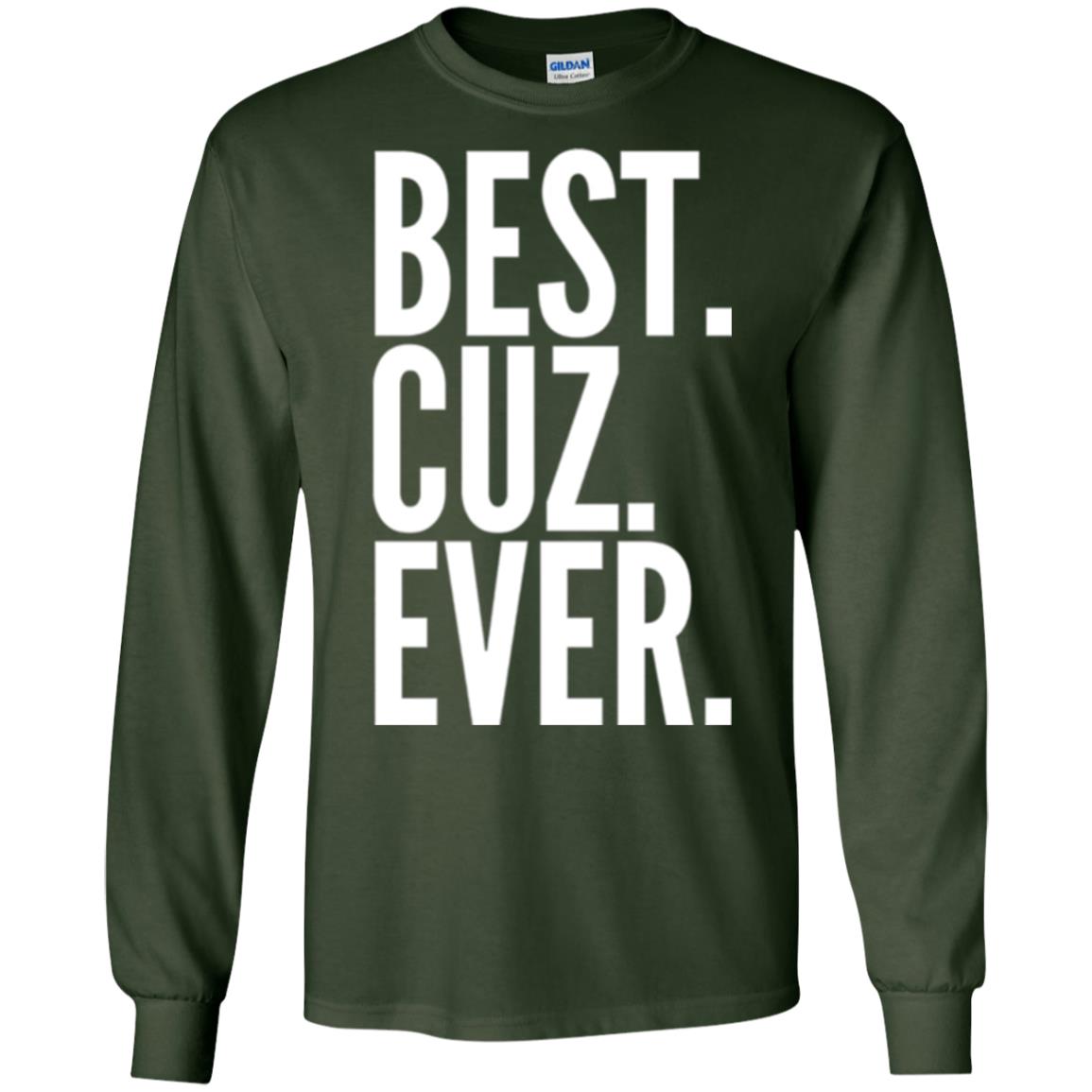 Cousin T-shirt Best Cuz Ever Forest Green