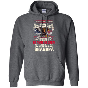 I Served My Country For My Children's Future And I Would Fight Again For The Rights Of My GrandchildrenG185 Gildan Pullover Hoodie 8 oz.