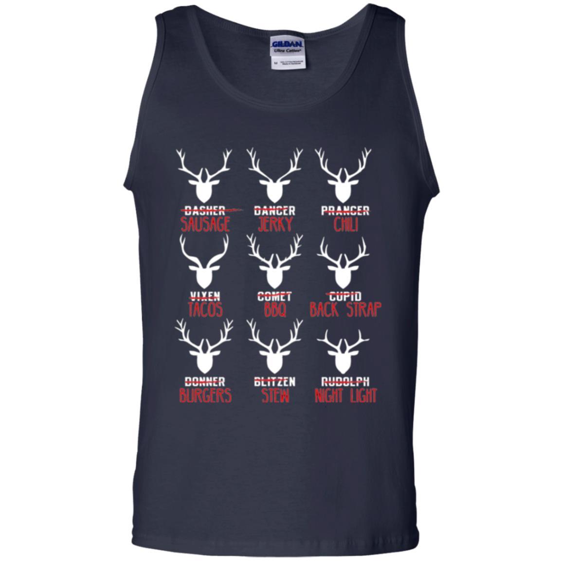 Christmas T-shirt Hunters All Of Santa's Reindeer Navy