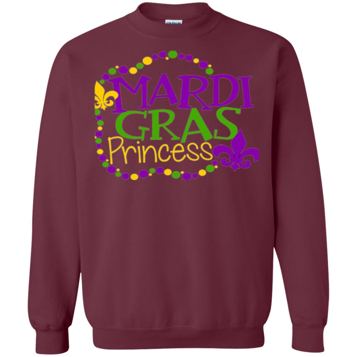 Mardi Gras Princess T-shirt Maroon