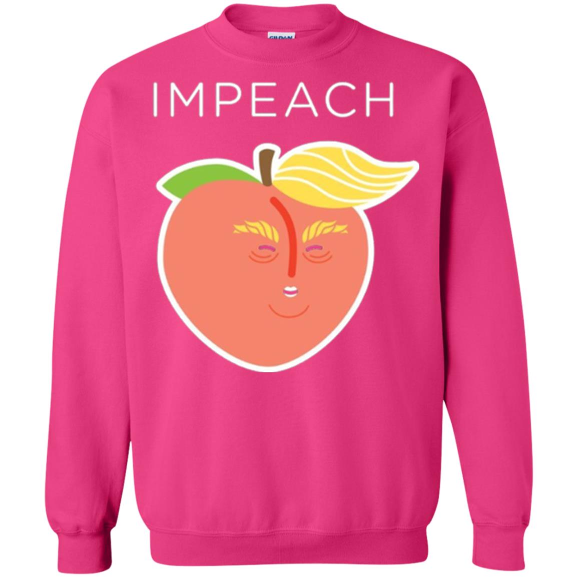 Anti Trump Peach Emoji T-shirt Impeach Donald Heliconia