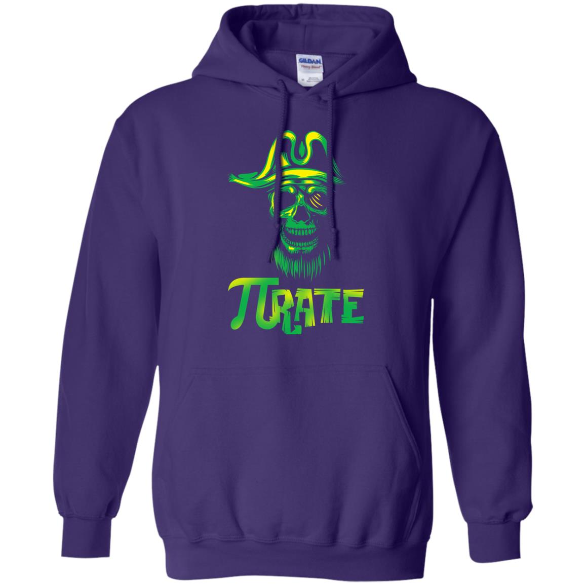 Pi Day T-shirt Funny Pirate Purple