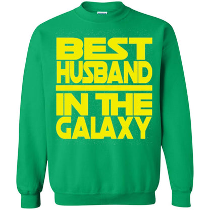 Best Husband In The Galaxy T-shirt Irish Green