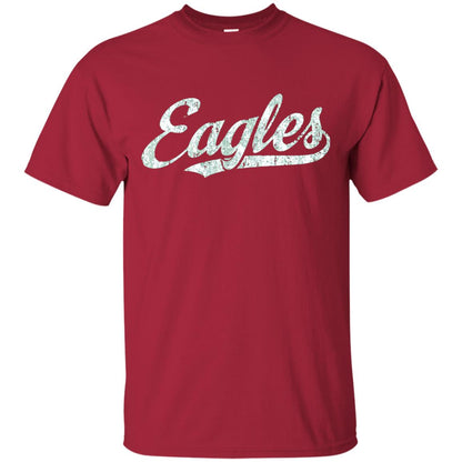 Eagles Mascot T-shirt Vintage Sports Name Cardinal