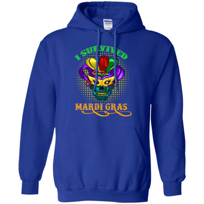 I Survived Mardi Gras Shirt Royal
