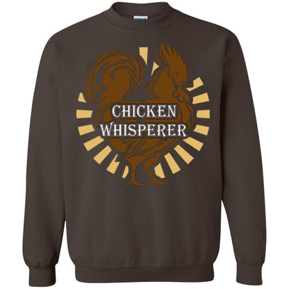 Farmer T-shirt Chicken Whisperer Dark Chocolate