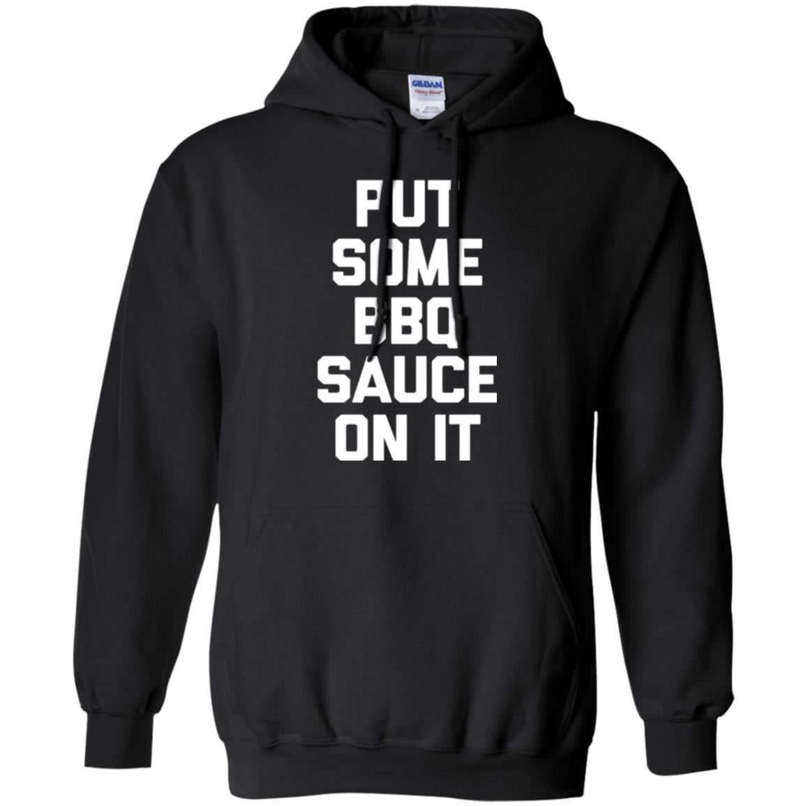 Barbecue Lovers T-shirt Put Some Bbq Sauce On It Black