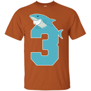 3rd Birthday Shark Party ShirtG200 Gildan Ultra Cotton T-Shirt