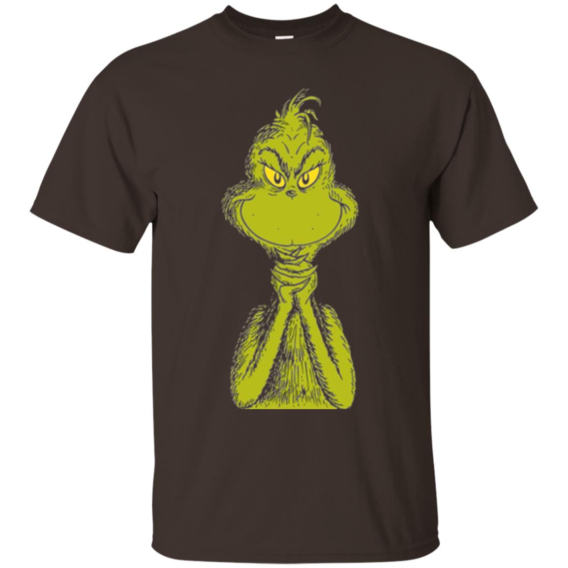Dr. Seuss Classic Sly Grinch T-shirt Dark Chocolate